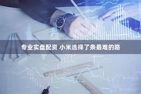 专业实盘配资 小米选择了条最难的路